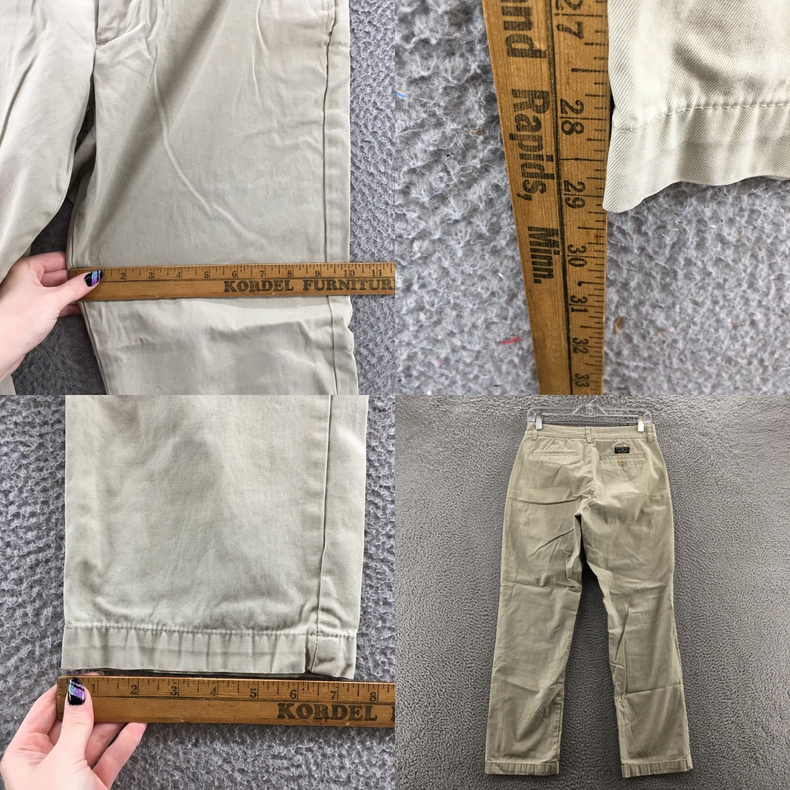 Banana Republic Banana Republic Gavin Chino Pants Men 30x30 Beige Cotton Mid Rise Regular Inseam 29 Chino Pants Mens Beige Cotton Vintage: No Size US 30 / EU 46 - 8 Thumbnail