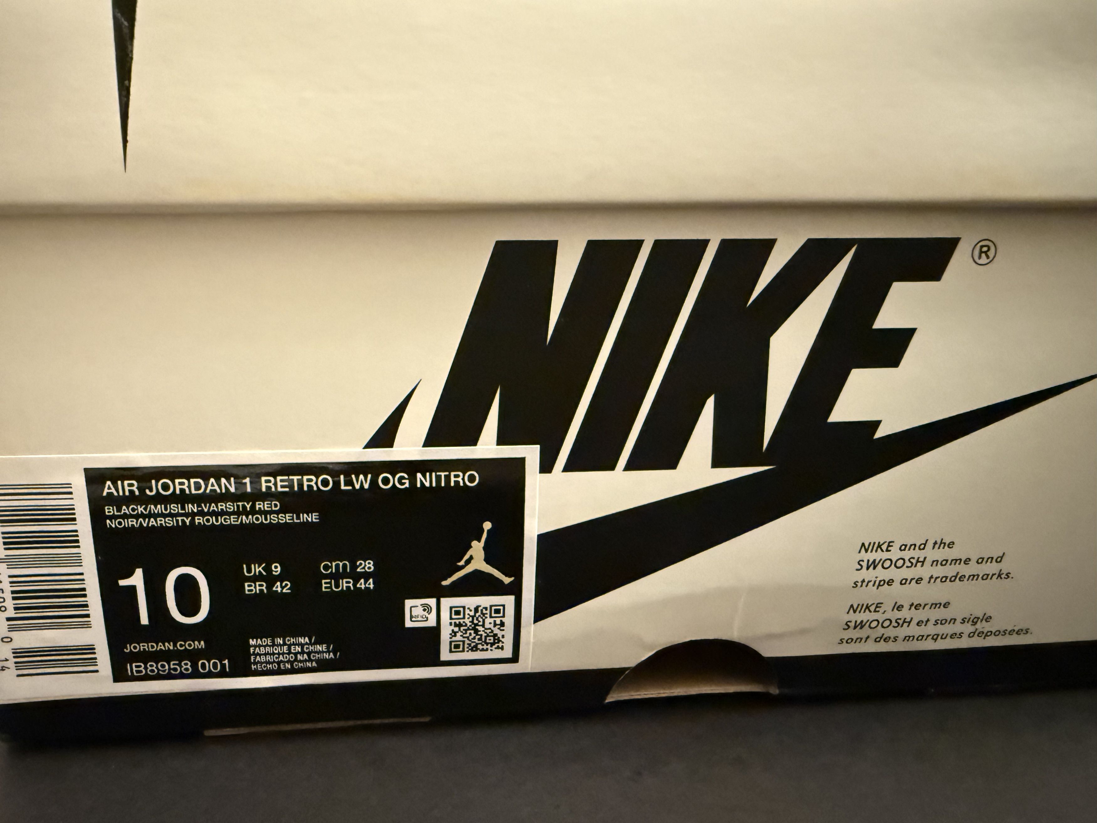Nike Nigel Sylvester x Air Jordan 1 OG Low Better With Time Size US 10 / EU 43 - 9 Thumbnail