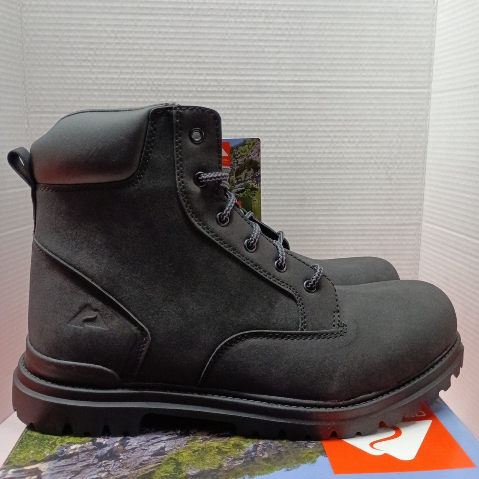 Other Ozark Trail New Size US 13 Men's Boot Troy II Black Hiking Size US 13 / EU 46 - 1 Thumbnail