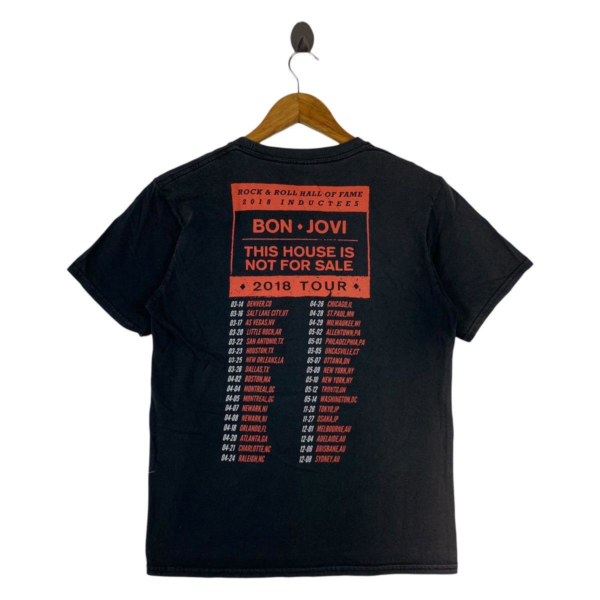 Band Tees × Gildan BON JOVI this house is not for sale 2018 US tour tee Size US S / EU 44-46 / 1 - 4 Thumbnail