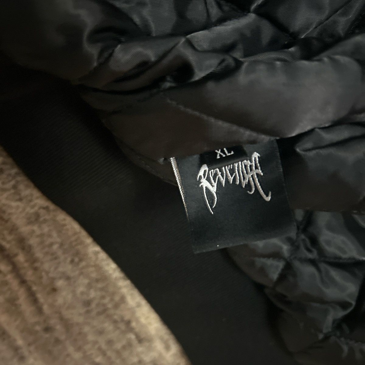 Revenge REVENGE EMBROIDERED FAUX LEATHER PADDED BOMBER Size US XL / EU 56 / 4 - 6 Thumbnail