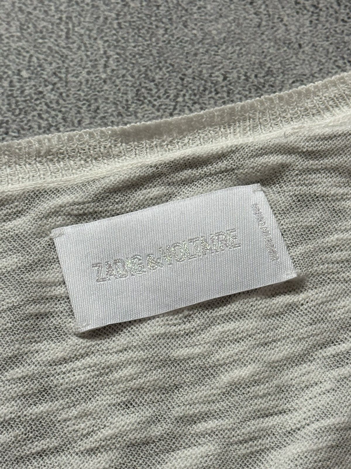 Designer × Zadig & Voltaire Zadig & Voltaire L V-neck sweater jumper pullover long sleev Size L / US 10 / IT 46 - 4 Thumbnail