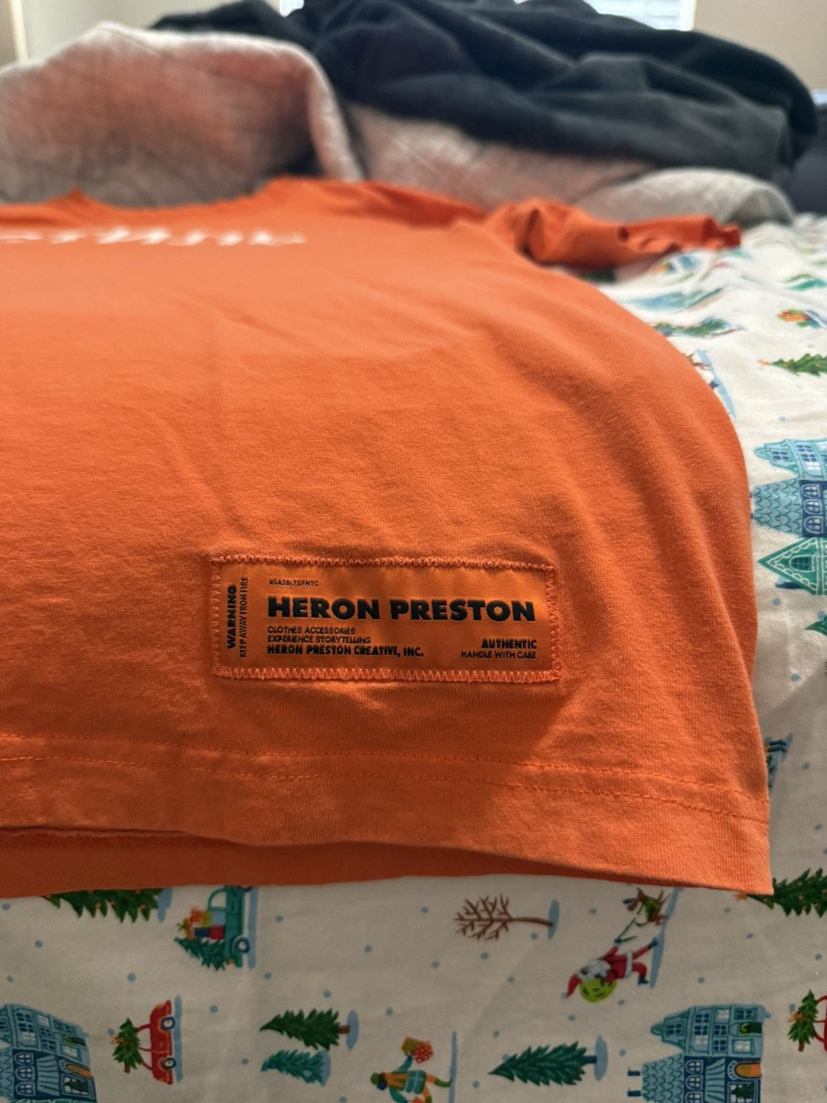 Heron Preston Heron Preston NF CTNMB Logo SS Tee Size US L / EU 52-54 / 3 - 2 Thumbnail