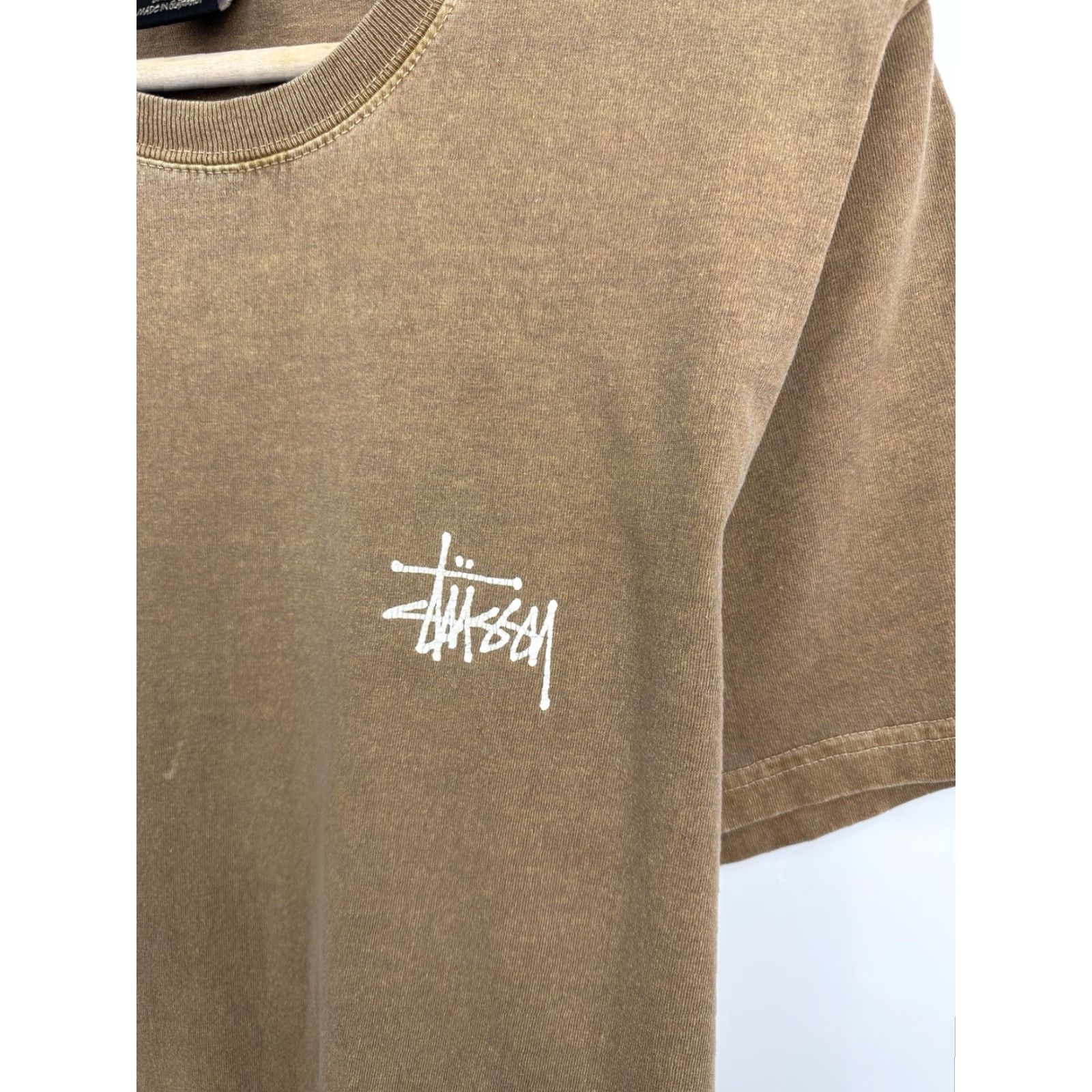 Vintage VINTAGE Stussy T-Shirt Brown Retro Size S Mens Size US S / EU 44-46 / 1 - 7 Thumbnail