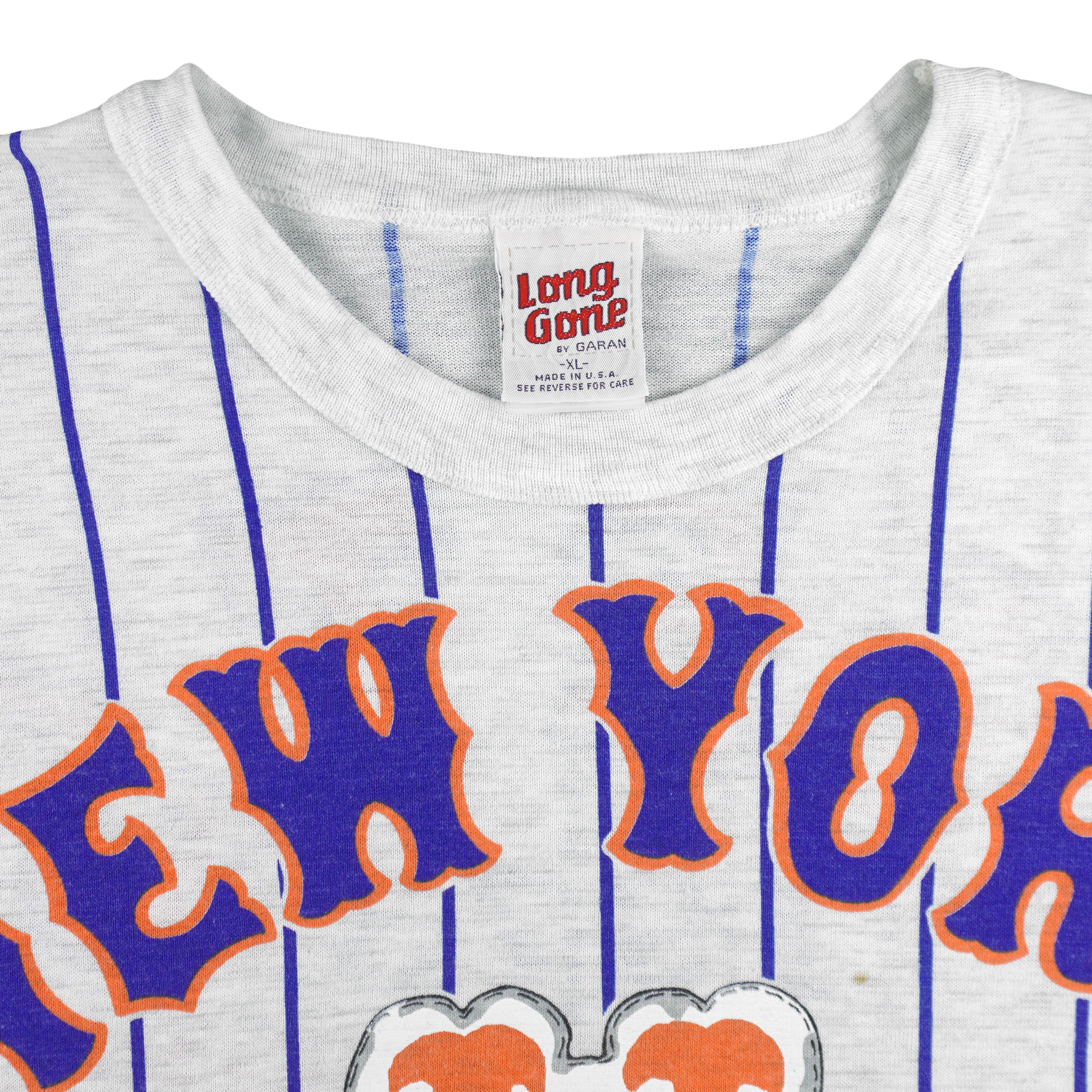 MLB Long Gone New York Mets Baseball Jersey 1991 Size US XL / EU 56 / 4 - 8 Thumbnail
