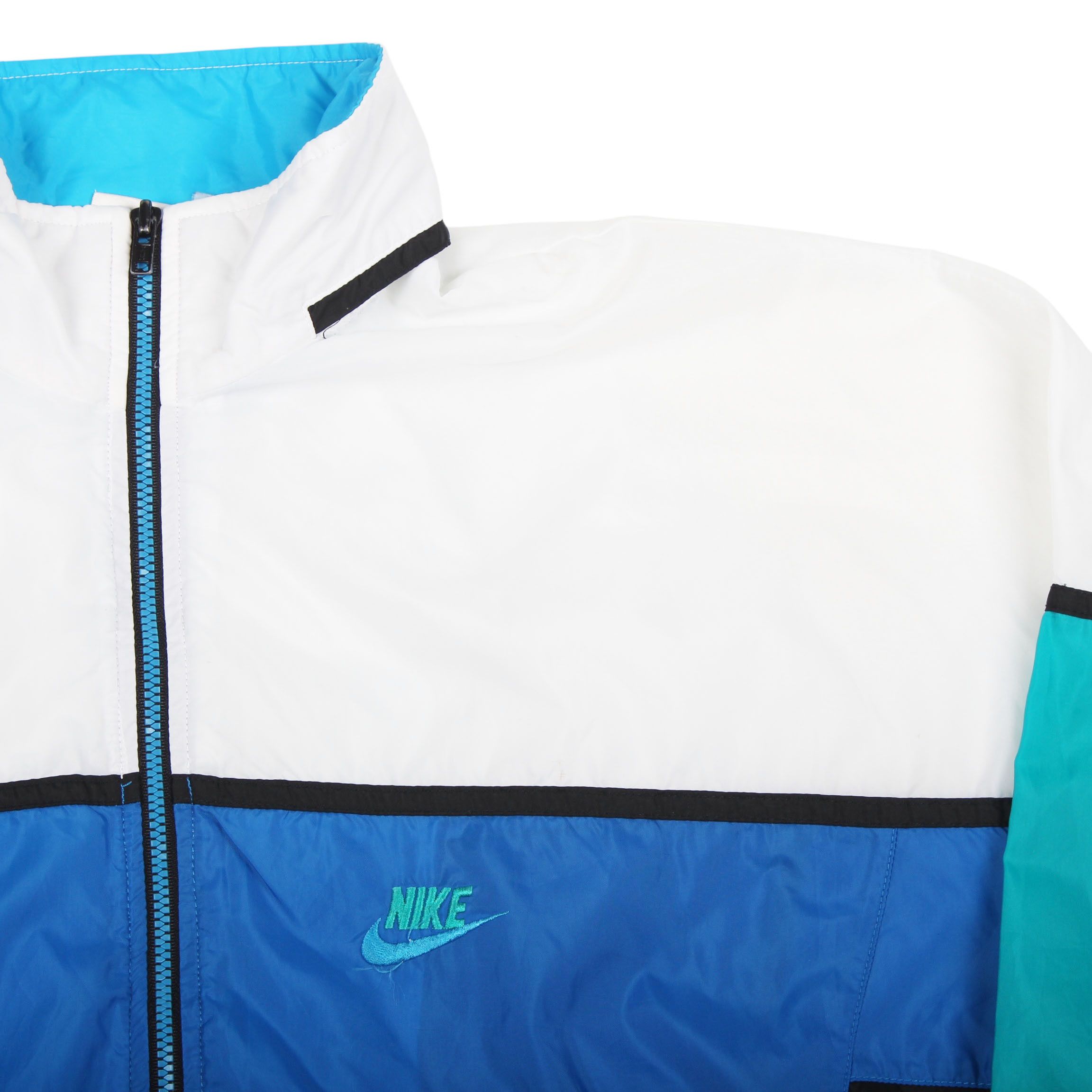 Nike Vintage Nike Windbreaker Jacket Size US L / EU 52-54 / 3 - 3 Thumbnail