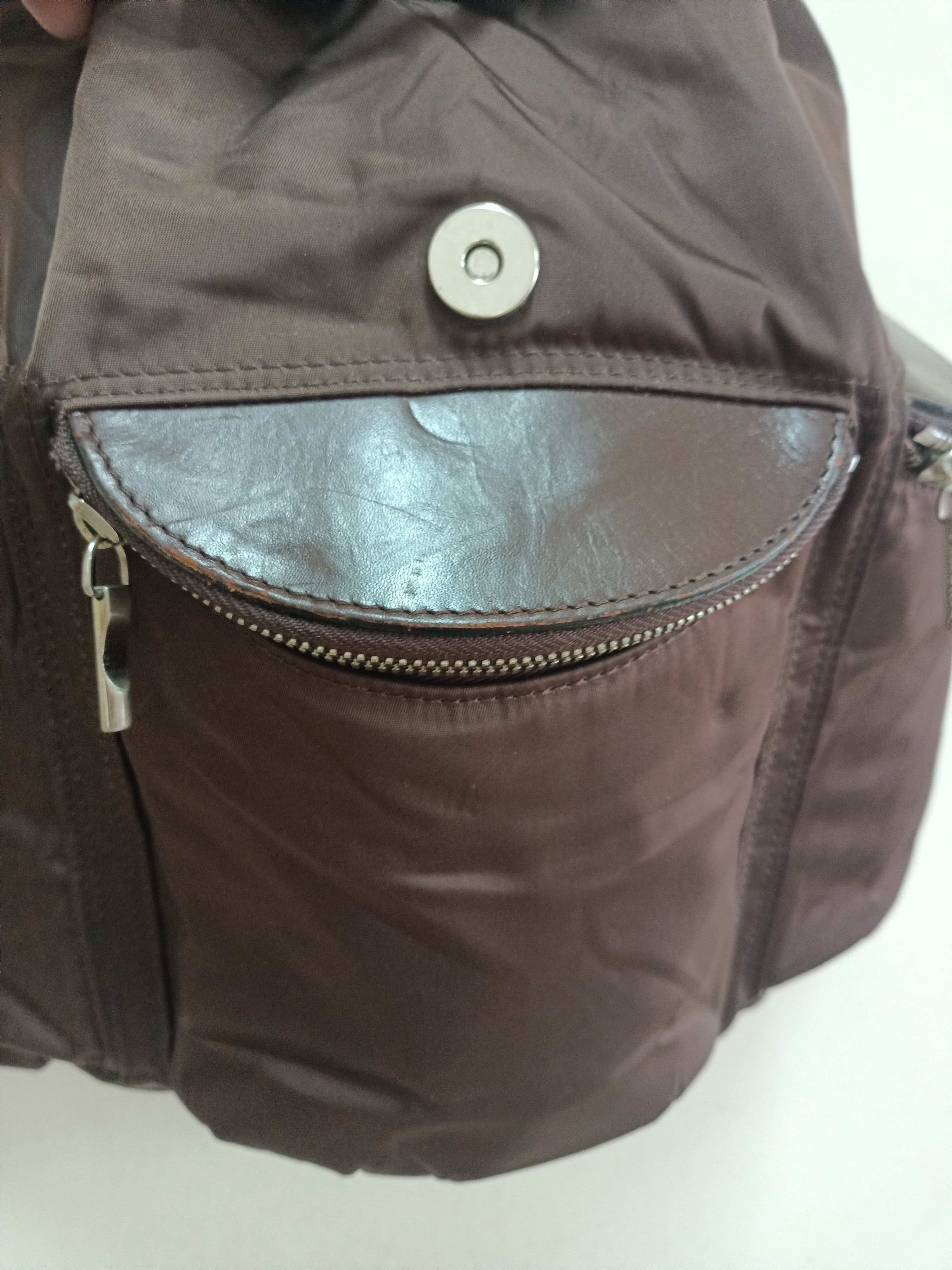 Renoma Vintage Renoma Paris nylon leather backpack Size ONE SIZE - 5 Thumbnail
