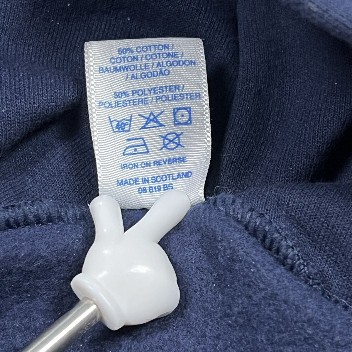 Russell Athletic Vintage Russell Athletic Hoodie Navy Made in Scotland Med Size US M / EU 48-50 / 2 - 8 Thumbnail