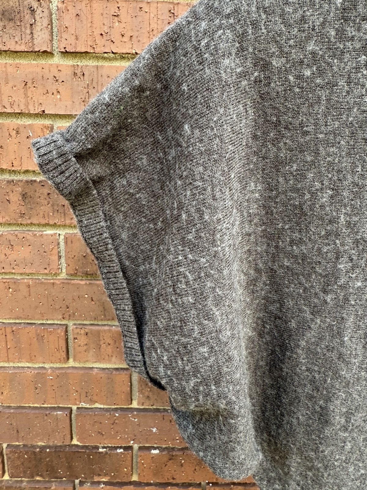 Other The Limited Gray Turquoise Teal Argyle Wool Blend Sweater Size XS / US 0-2 / IT 36-38 - 5 Thumbnail
