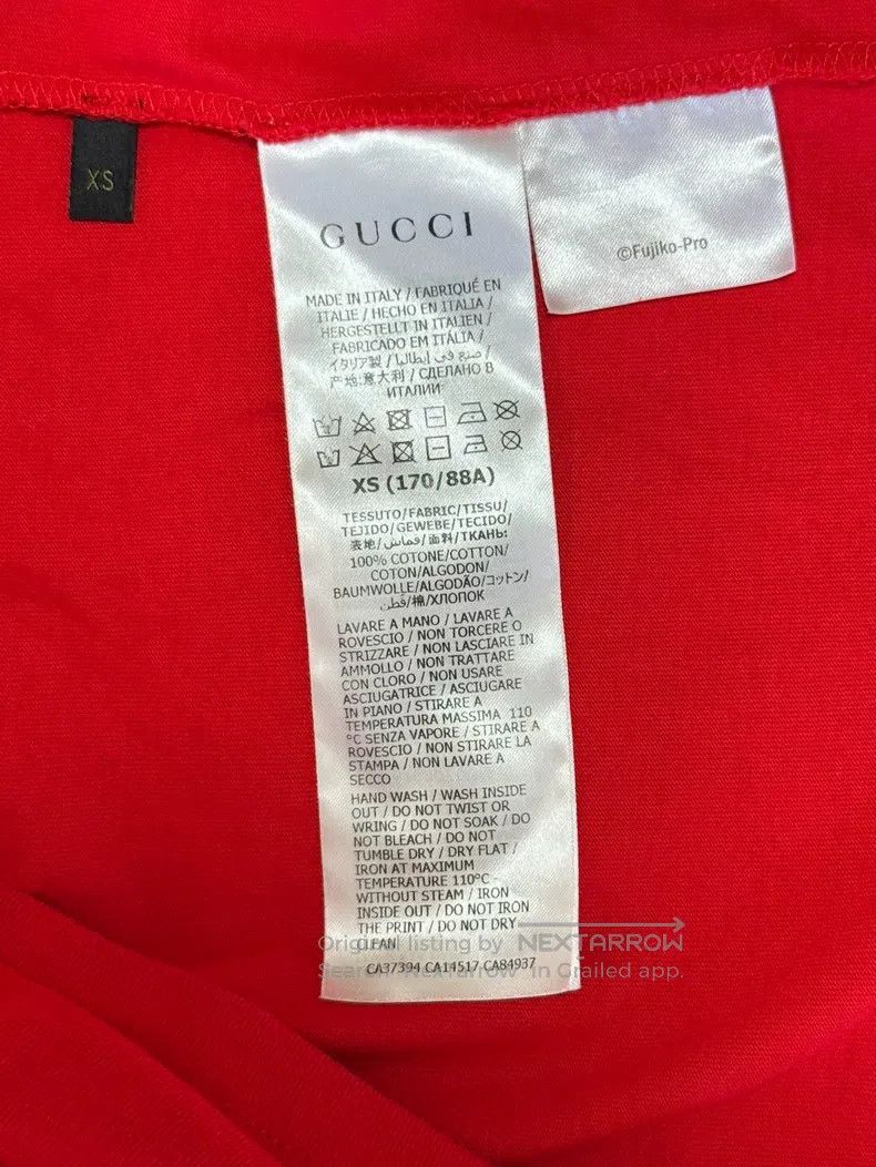 Gucci Gucci Doraemon co-branded red short sleeves Size US XS / EU 42 / 0 - 6 Thumbnail