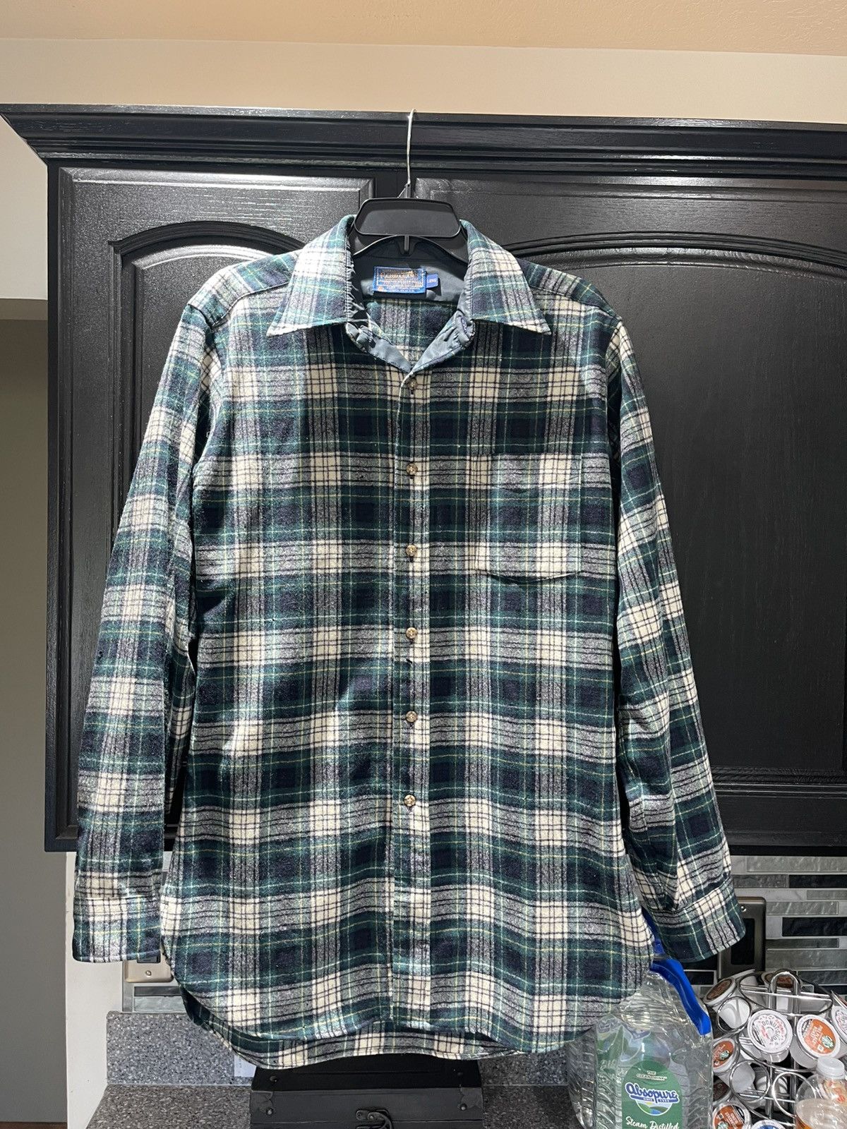 Pendleton VTG 60s 70s Pendleton 100% Virgin Wool Tartan Plaid Shirt Size US M / EU 48-50 / 2 - 1 Thumbnail