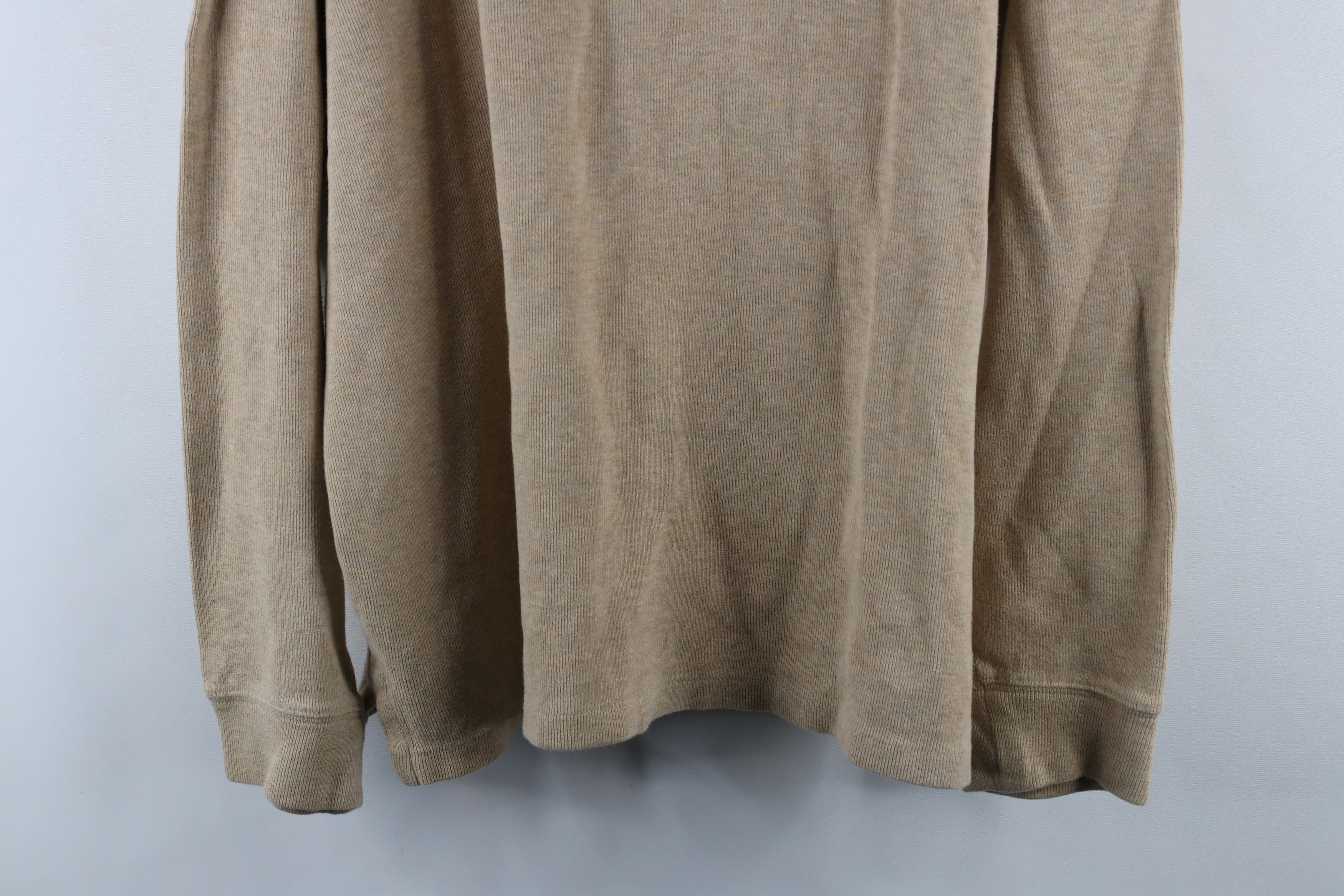 Ralph Lauren × Vintage Vintage Ralph Lauren Knit Half Zip Pullover Sweater Beige Size US XL / EU 56 / 4 - 3 Thumbnail