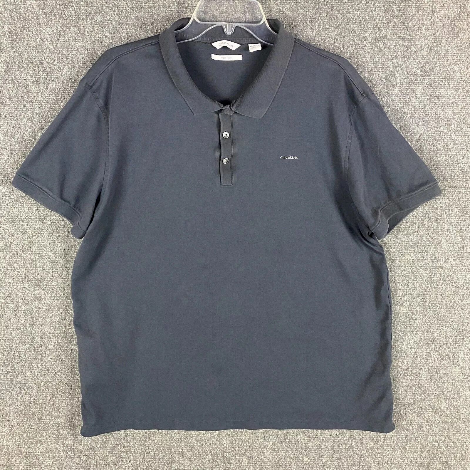 Calvin Klein Calvin Klein Polo Men's Liquid Touch 2XL Adults Short Sleeve Size US XXL / EU 58 / 5 - 1 Thumbnail