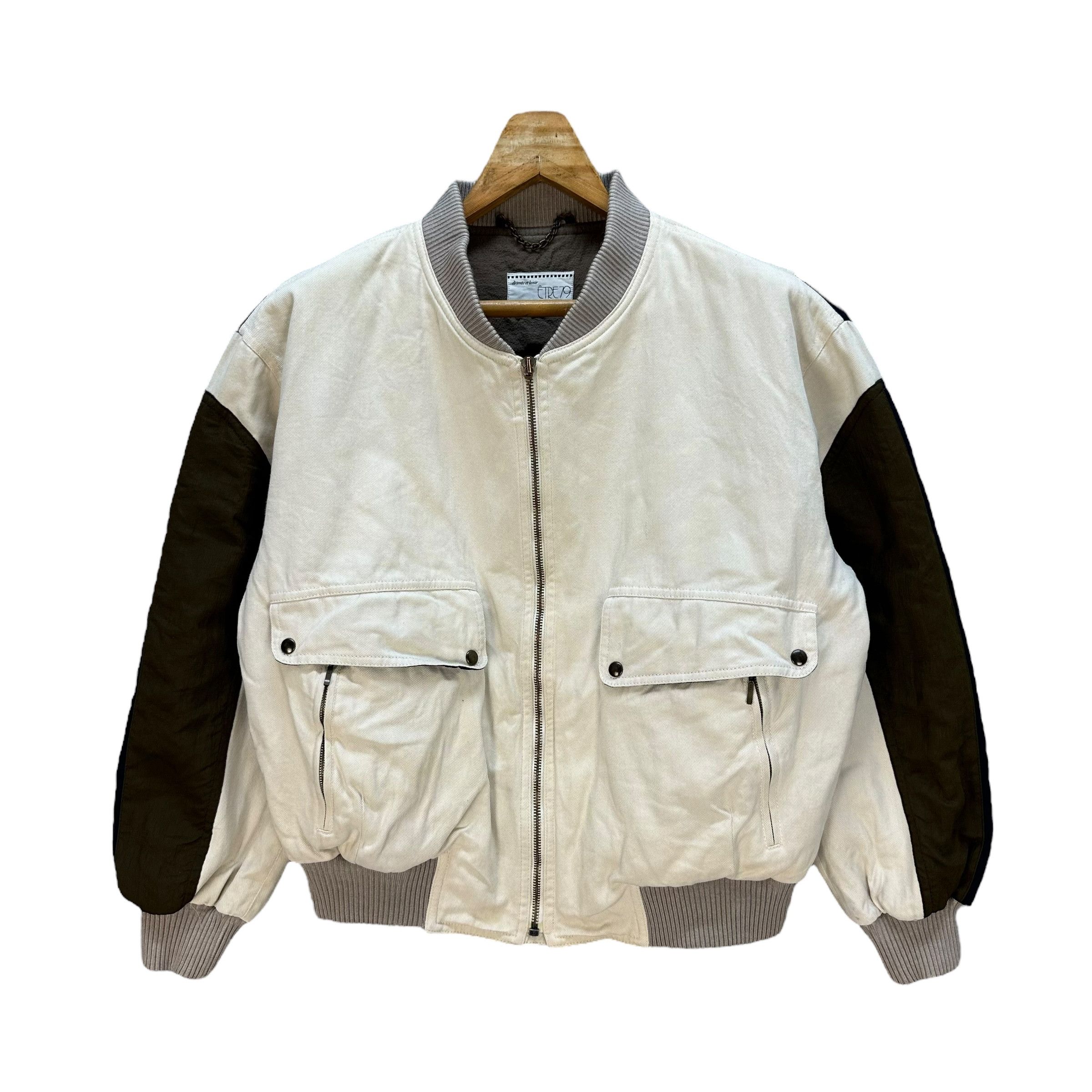 Vintage Vintage ETRE 79 Bomber Jacket Work Chore Jacket #A56-1277 Size US M / EU 48-50 / 2 - 1 Thumbnail