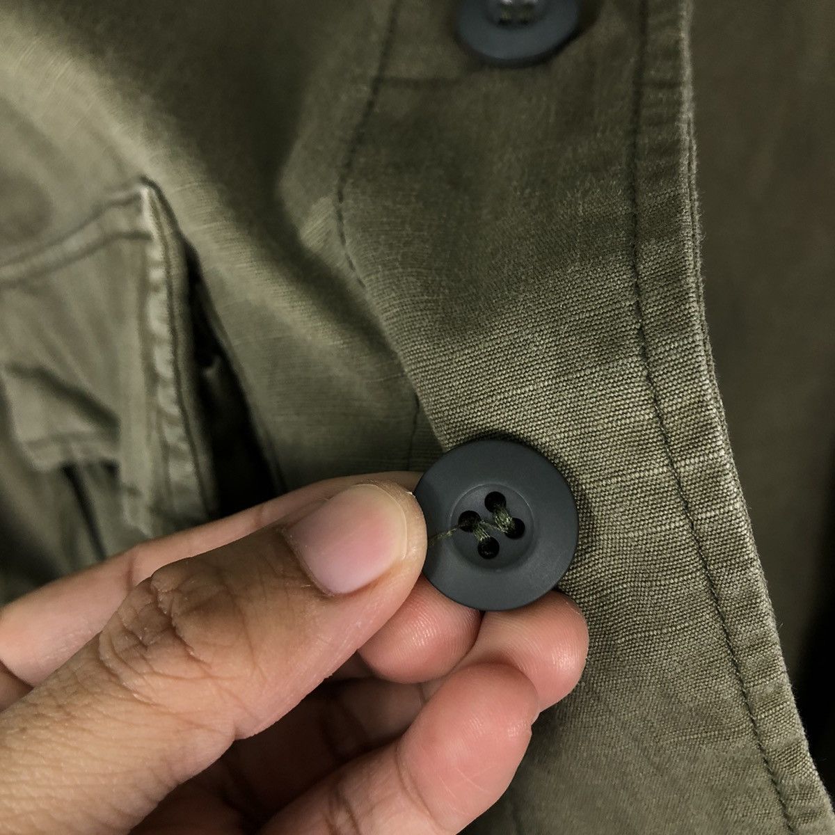 Toyo Enterprises Vintage Caego Jacket Military Rip Stop Poplin Multi Pockets Size US M / EU 48-50 / 2 - 16 Thumbnail