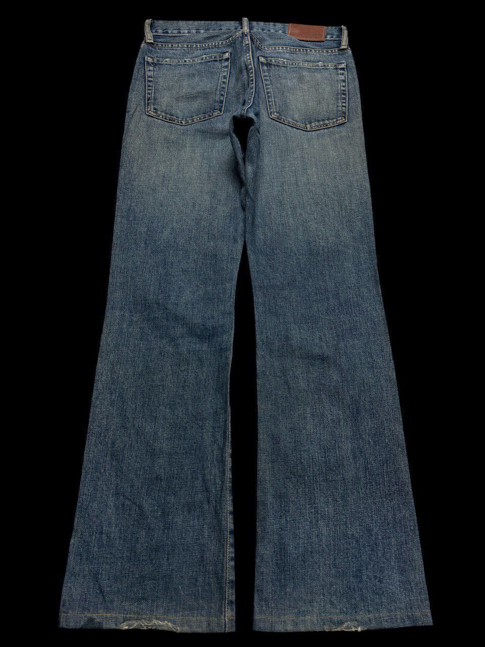 Uniqlo FLARE 90s Uniqlo Mudwash Sick Distressed Bootcut Denim Jeans Size US 31 - 1 Thumbnail