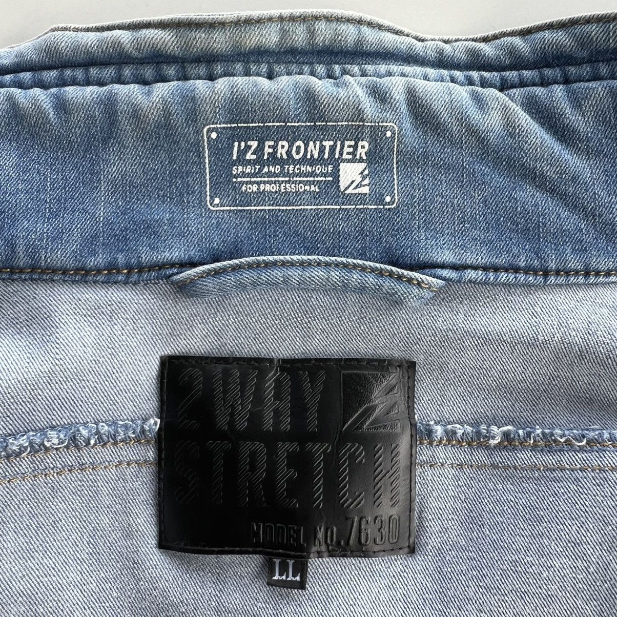 Japanese Brand I'z FRONTIER Stretch Denim Jacket Size US L / EU 52-54 / 3 - 16 Thumbnail