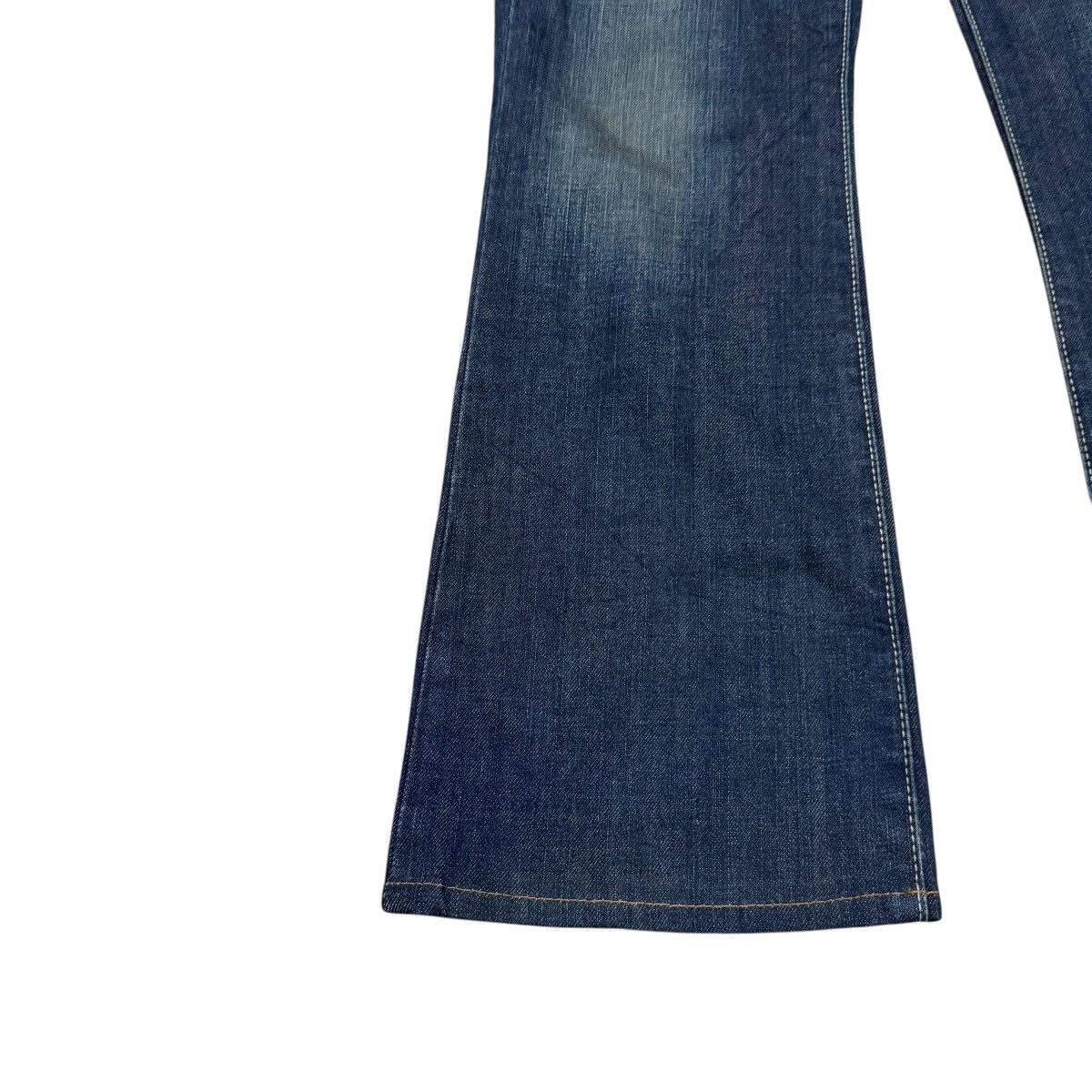 Levi's 2000s Levis 708 Flare Jeans Low Rise Hedi Slimane Size US 30 / EU 46 - 7 Thumbnail
