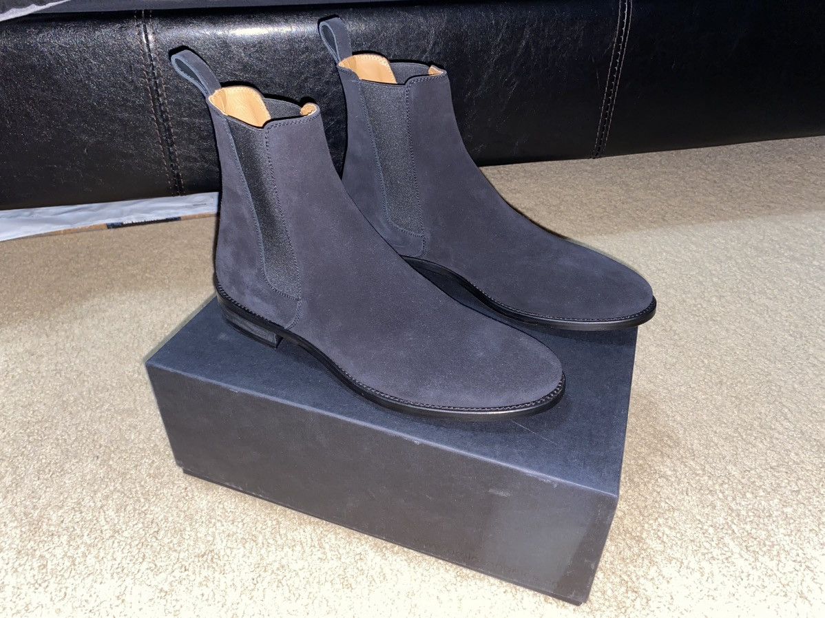 image of Oro Los Angeles Chelsea Boots Size 8 in Black, Men's