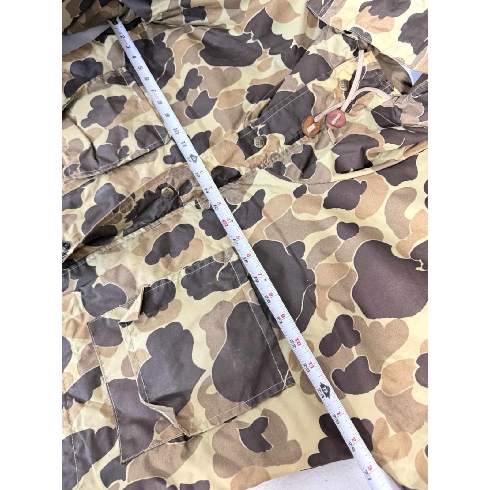 Vintage VINTAGE Columbia Duck Hunting Camo Full Zip Jacket Hood Mens L Columbia OutDry Parka 7 Pockets Water Resistant Size US L / EU 52-54 / 3 - 3 Thumbnail