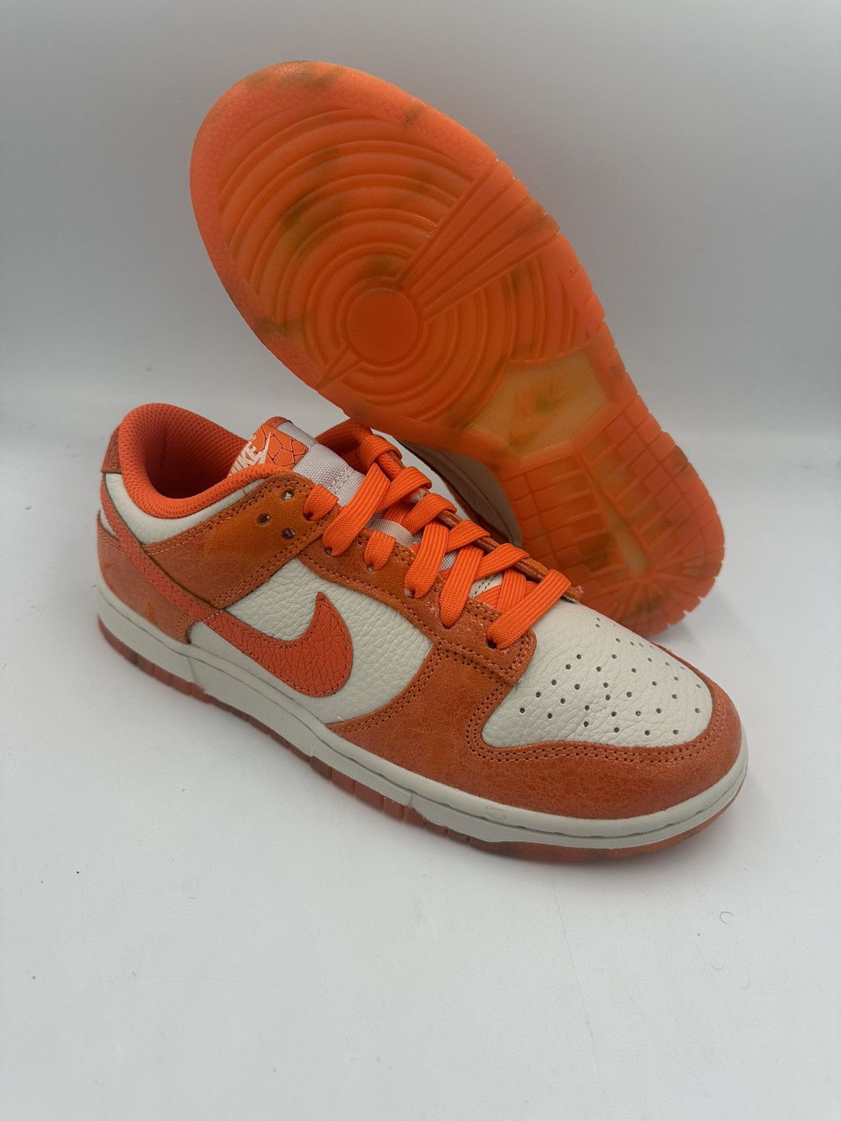 Nike Nike Dunk Low Cracked Orange Size US 7 / IT 37 - 1 Thumbnail