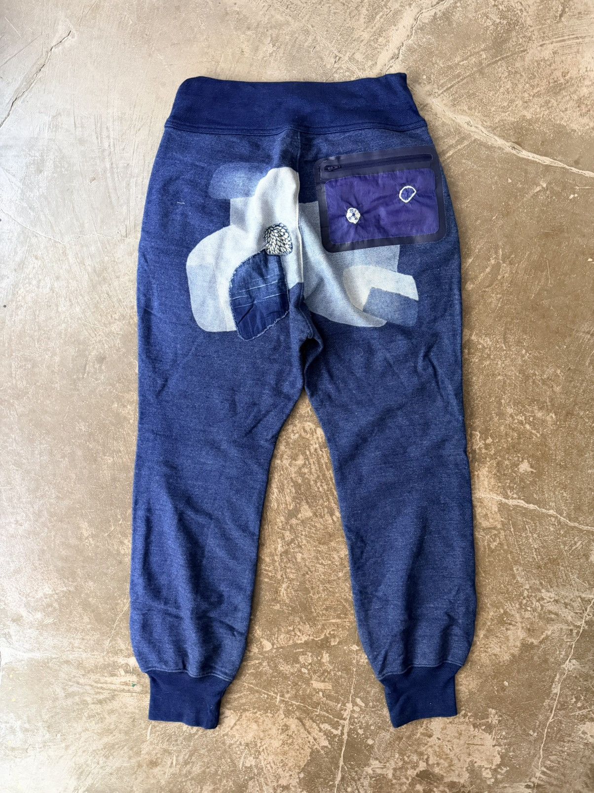 Kapital Kapital Indigo Sweatpants Comme des Garçons Blue Blue Japan Size US 34 / EU 50 - 8 Thumbnail