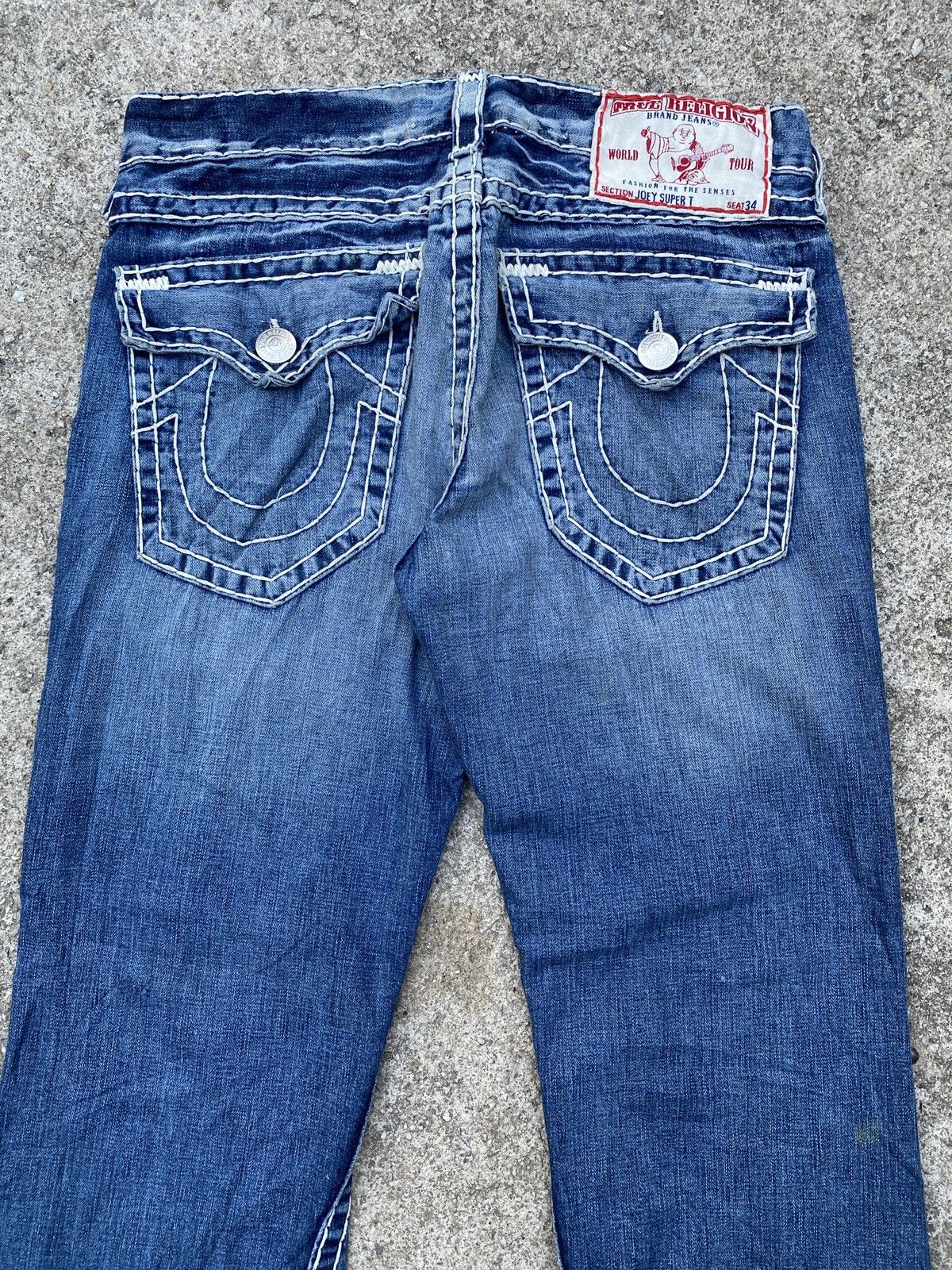 Japanese Brand × Tornado Mart × True Religion 1990s - True Religion Flare Jeans Size US 34 / EU 50 - 13 Thumbnail