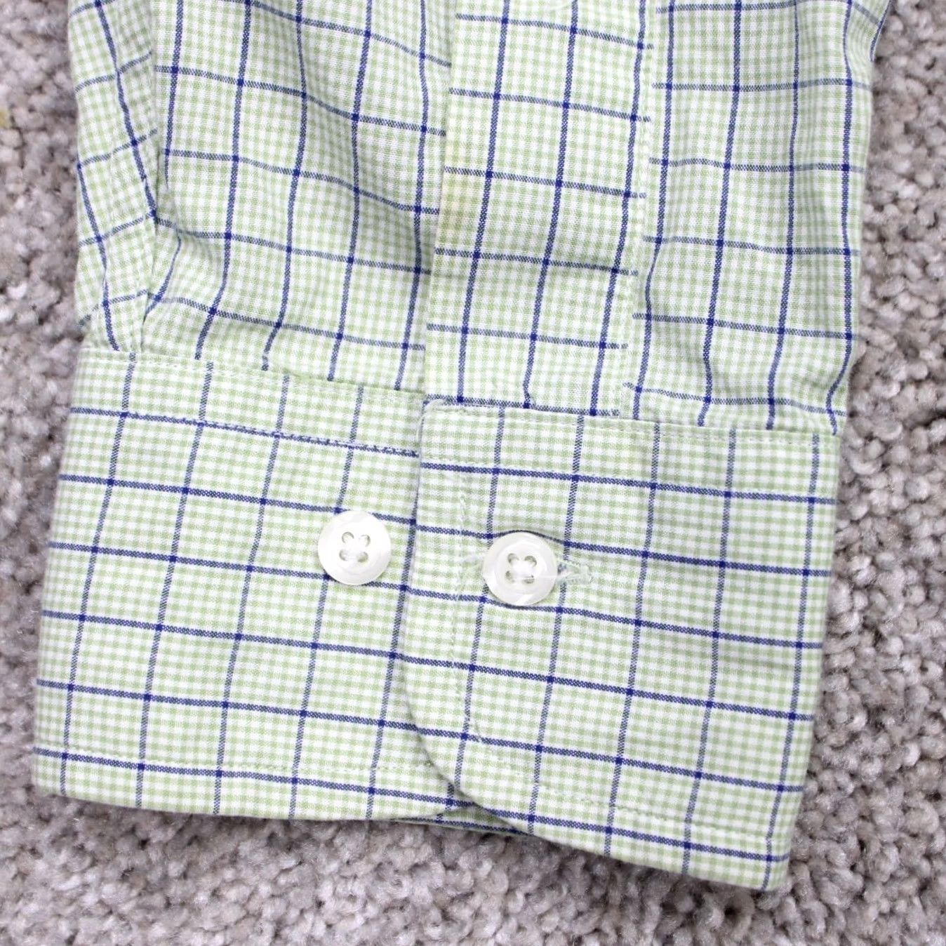 Brooks Brothers Brooks Brothers 346 Shirt Mens 16, 34/35 Green 100% Cotton Long Sleeve Button Down Collar, Regular Fit, Plaid, Dress Shirt, Club, Preppy Mens Shirt Size US L / EU 52-54 / 3 - 6 Thumbnail