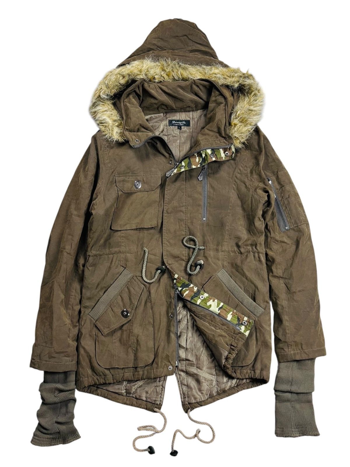 GOA 2000s Berning Sho - Apocalypse Style Fur Hoodie Jacket Size US M / EU 48-50 / 2 - 3 Thumbnail