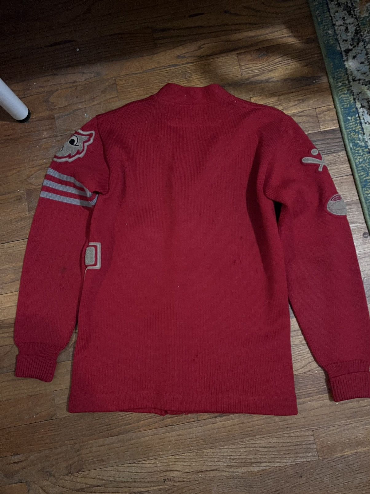 Vintage Vintage 1964 high school cardigan Size US M / EU 48-50 / 2 - 2 Thumbnail