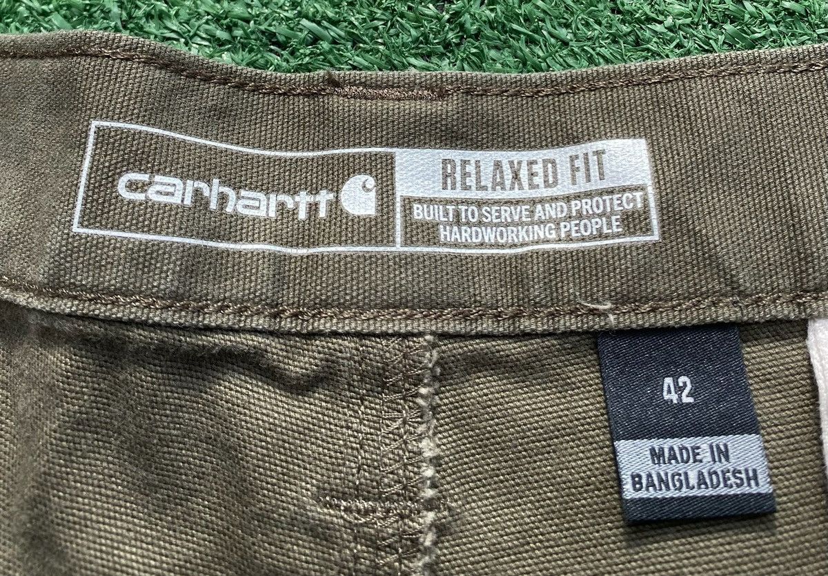 Carhartt Carhartt Relaxed Fit Rugged Flex Army Green Cargo Shorts 42 Size US 42 / EU 58 - 3 Thumbnail