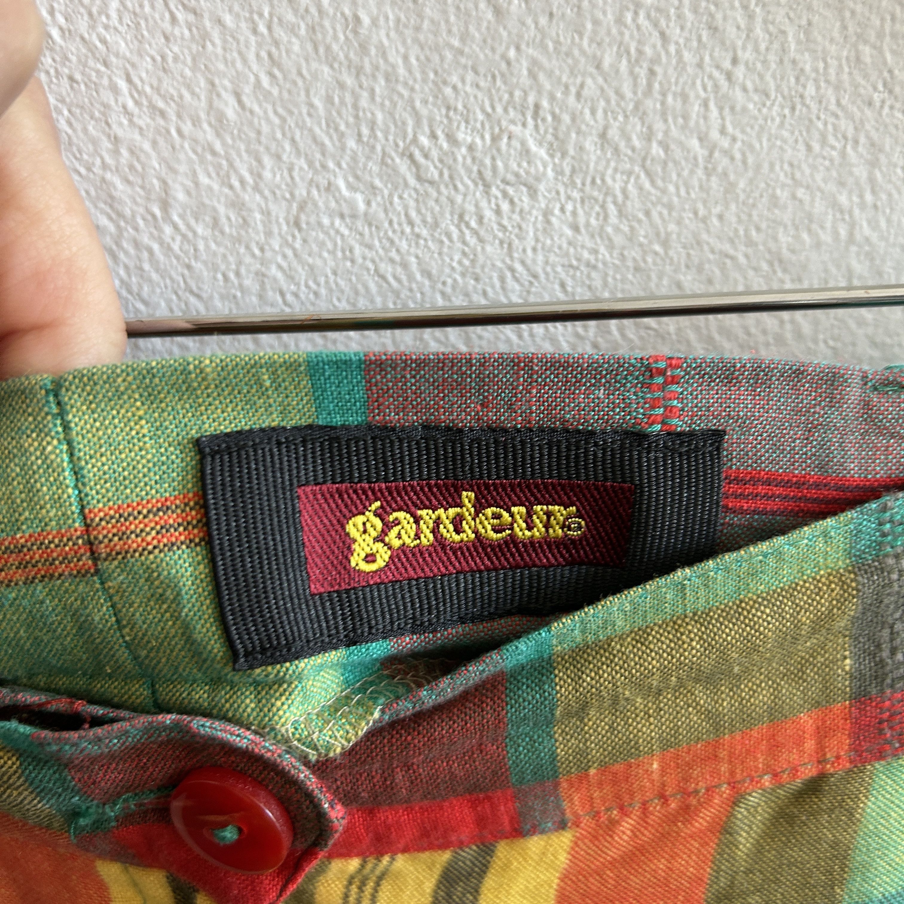 Gardeur Vintage 90s Plaid Bermuda Shorts Size 32" / US 10 / IT 46 - 11 Thumbnail