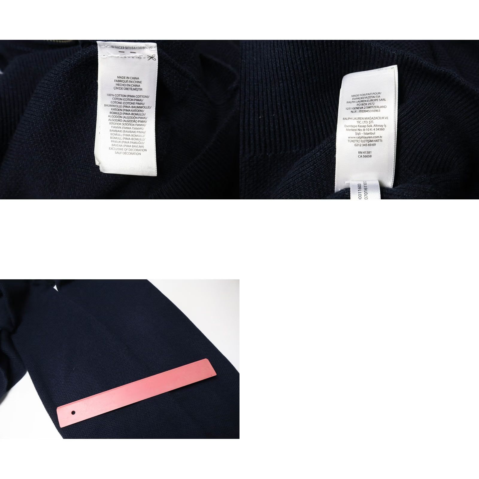 Ralph Lauren RALPH LAUREN POLO Jumper Men's XL Blue Knitted Mock Neck Pima Cotton Zipped Size US XL / EU 56 / 4 - 8 Thumbnail