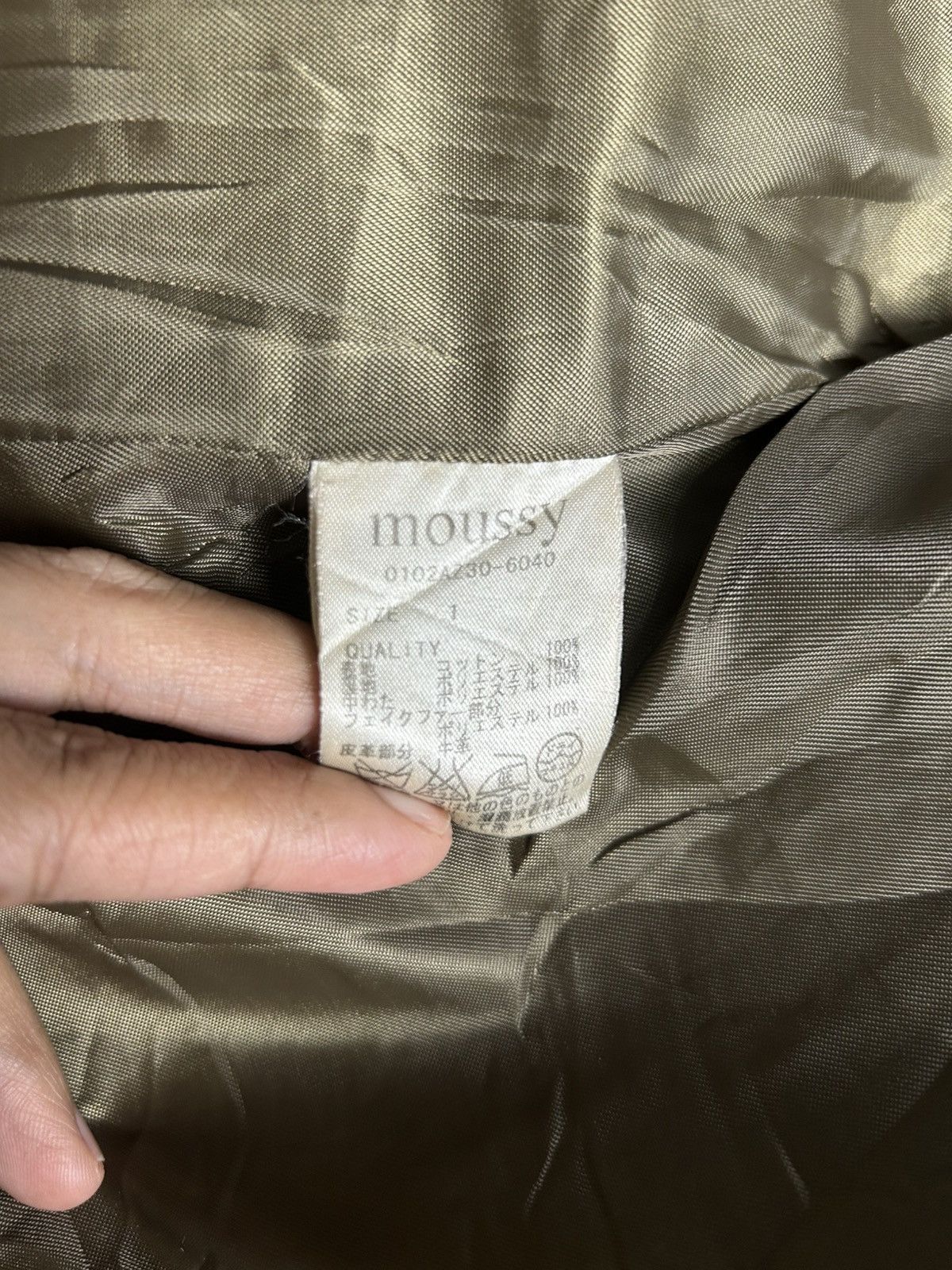 Japanese Brand × MOUSSY MOUSSY FAUX FUR HOODIE MULTI POCKET PARKA STYLE JACKET Size S / US 4 / IT 40 - 7 Thumbnail