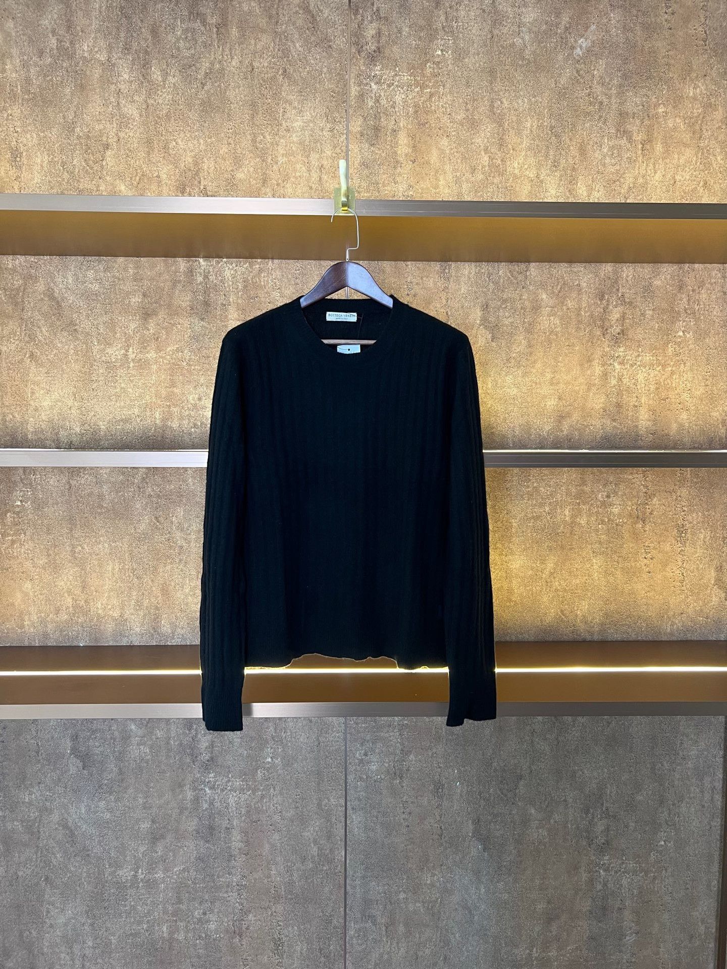 Bottega Veneta Bottega Veneta Black Cashmere Knit Sweater Size US M / EU 48-50 / 2 - 1 Thumbnail