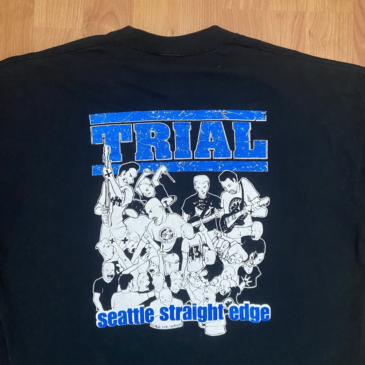 Band Tees Trial Seattle Straight Edge Hardcore Band T-Shirt Men’s XL Size US XL / EU 56 / 4 - 1 Thumbnail