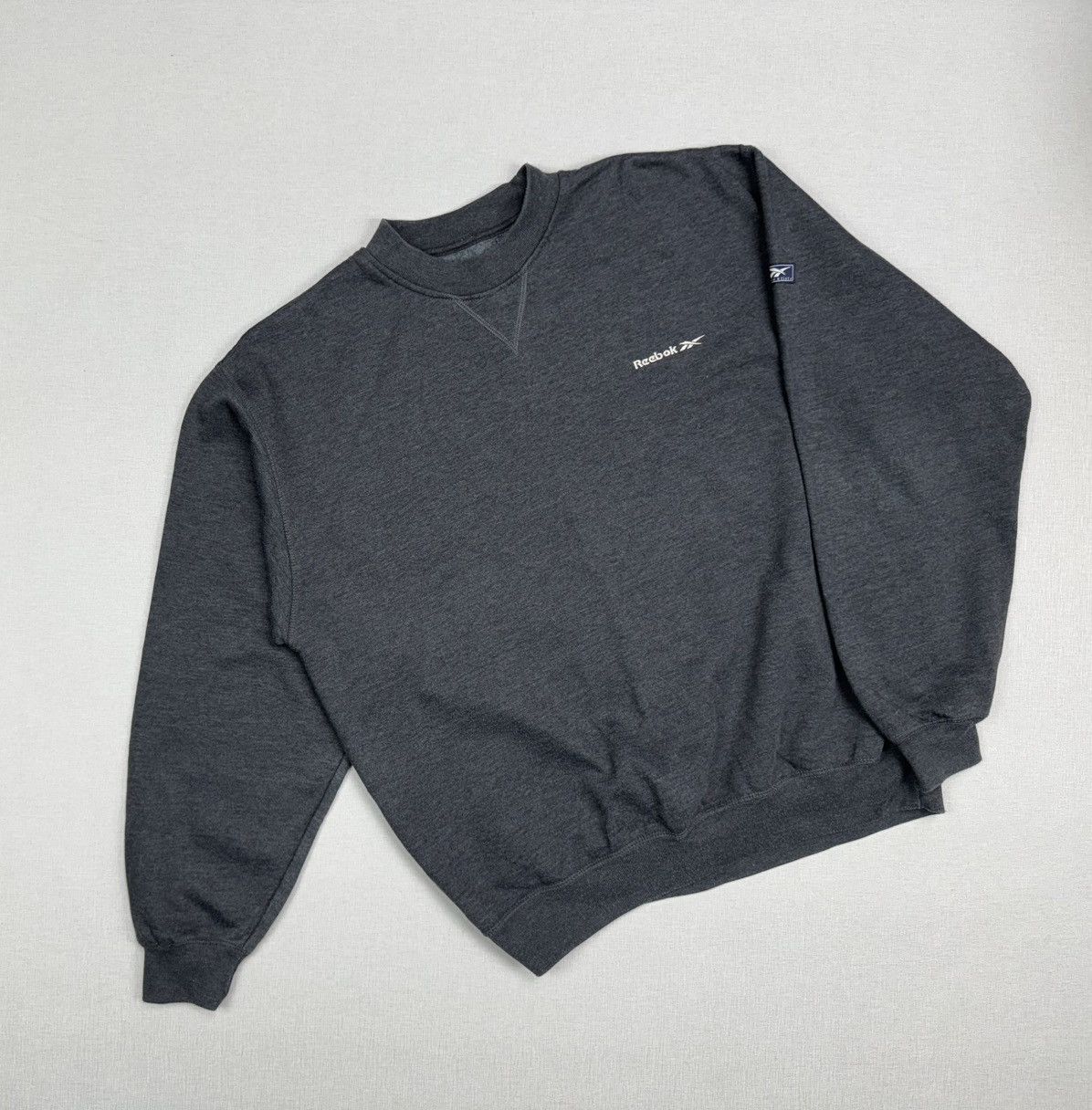Reebok × Vintage Vintage Reebok Essentials Oversized Retro 90 Crew Sweatshirt Size US M / EU 48-50 / 2 - 2 Thumbnail