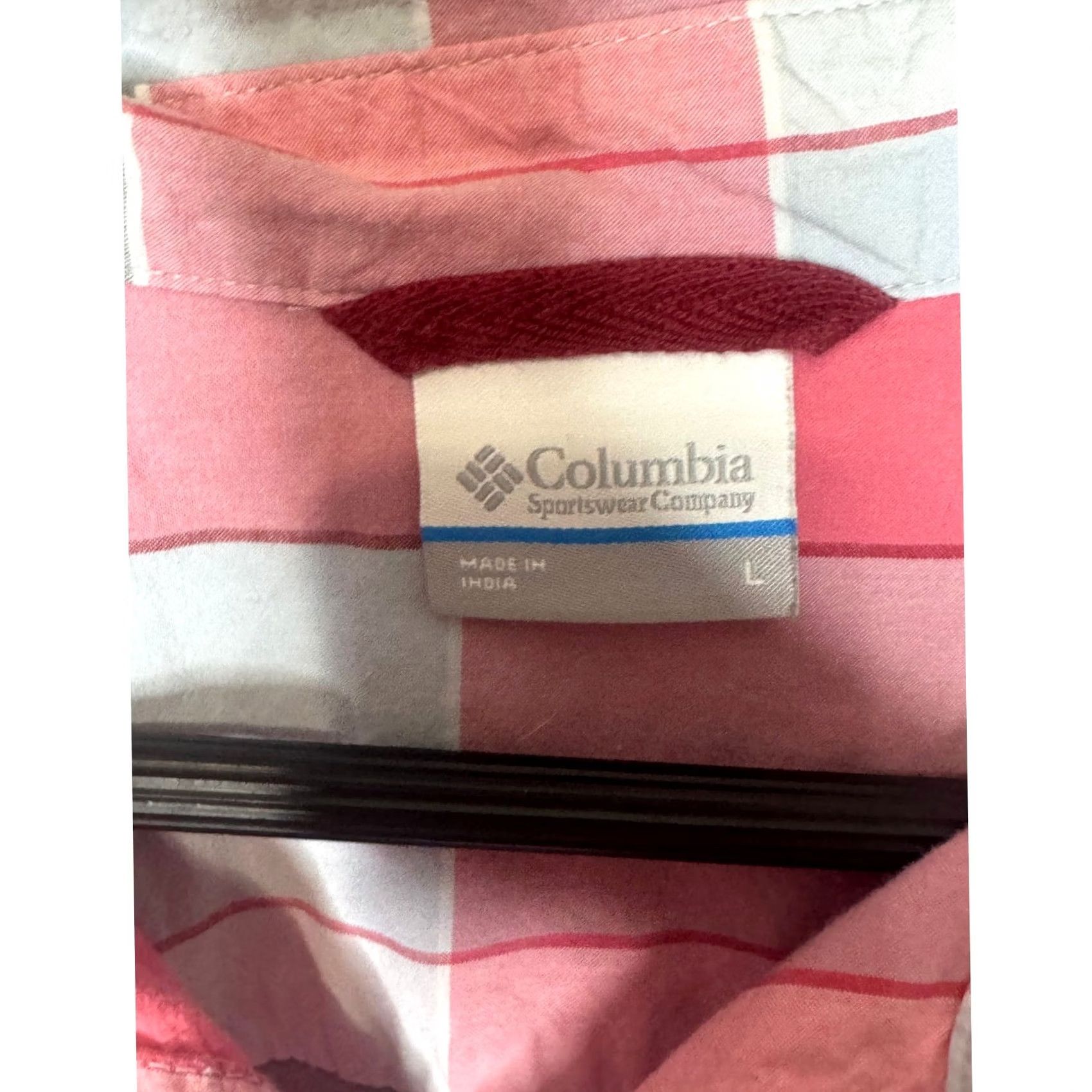 Vintage Columbia Shirt Men's Size L Short Sleeve Plaid Button Up Casual Lightweight Pink Size US L / EU 52-54 / 3 - 7 Thumbnail