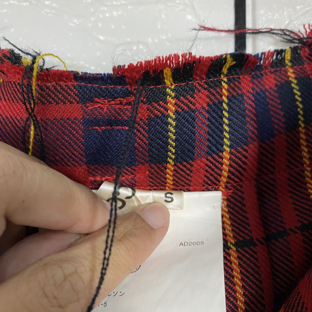 Comme des Garcons 🔥AD2005 Vintage Harem Pants Comme Des Garcons Plaid Tartan Size US 28 / EU 44 - 19 Thumbnail
