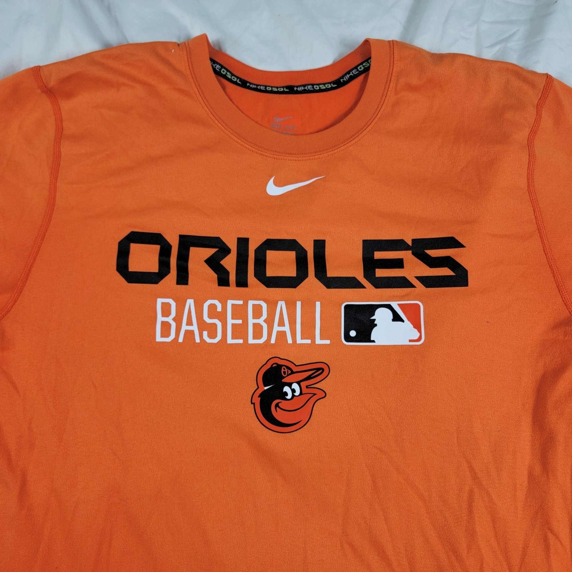 Nike Nike Baltimore Orioles Mens Large Orange Baseball T Shirt ML Size US L / EU 52-54 / 3 - 3 Thumbnail