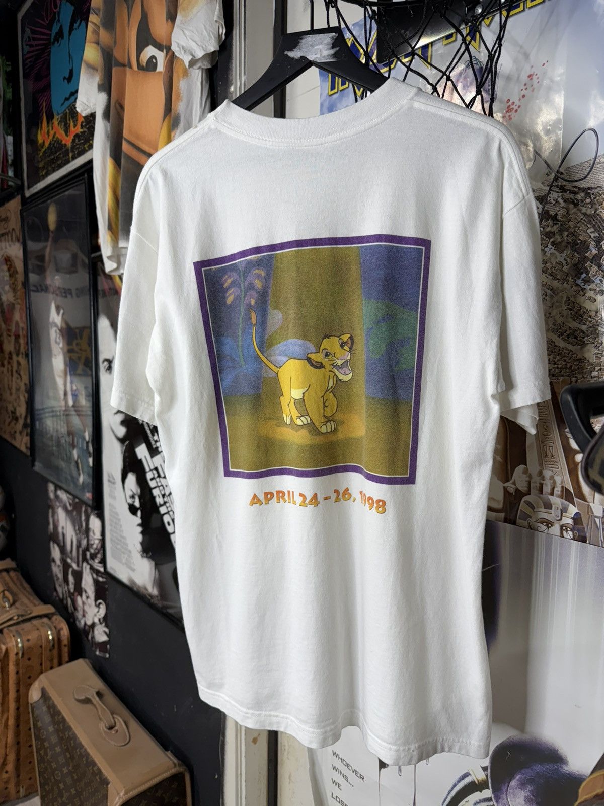 Vintage 90’s Vintage Lion King Disney Movie Tee Shirt Large Size US L / EU 52-54 / 3 - 6 Thumbnail