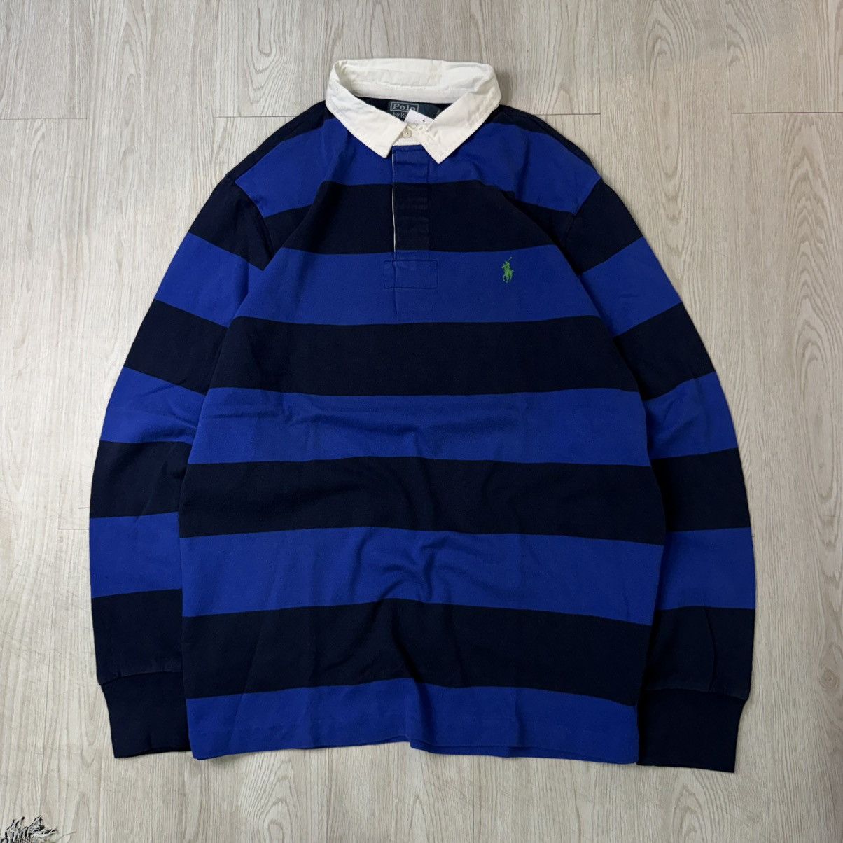 Polo Ralph Lauren POLO RALPH LAUREN rugby long poloshirts stripe Size US XXL / EU 58 / 5 - 1 Thumbnail