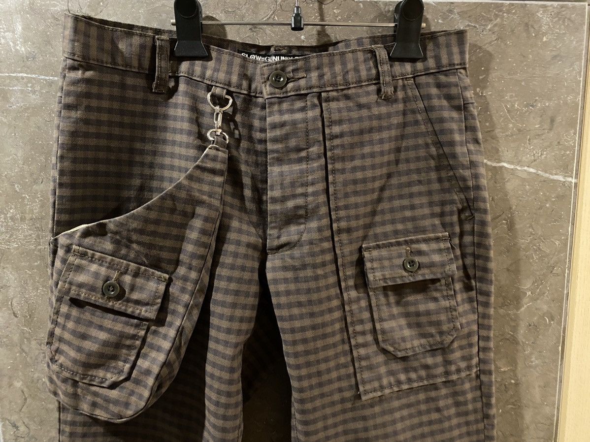 Japanese Brand Slow gun bondage pocket cargo pants Size US 31 - 2 Thumbnail