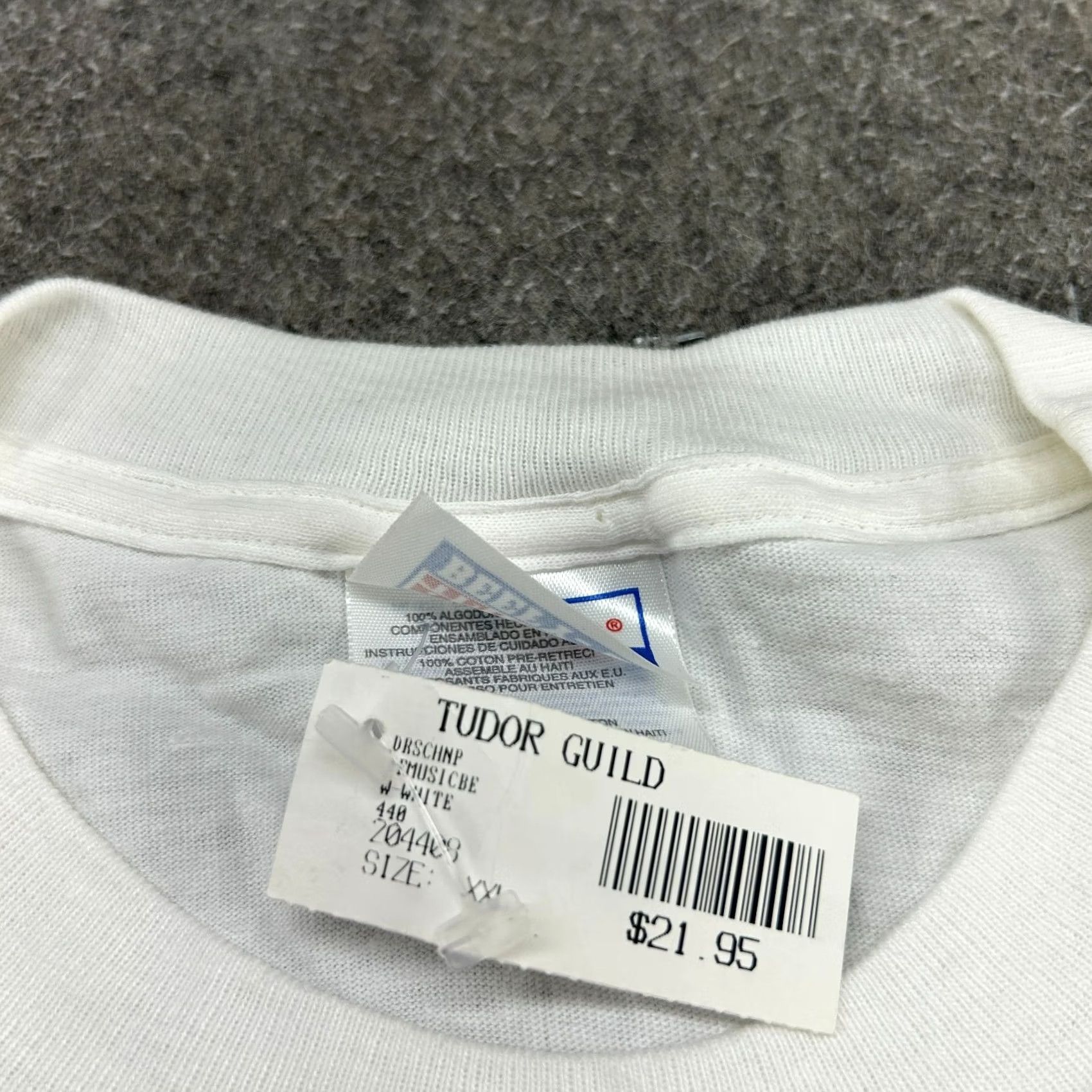 Hanes VINTAGE Hanes Beefy-T Oregon Shakespeare Shirt Mens 2XL White Short Sleeve Crew Neck Graphic Print 90s Size US XXL / EU 58 / 5 - 6 Thumbnail