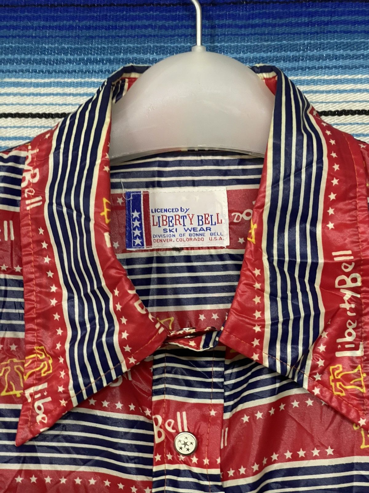 Liberty × Vintage 🔥Vintage LIBERTY BELL SKI WEAR Fullprint Button Up Shirt Size US M / EU 48-50 / 2 - 2 Thumbnail
