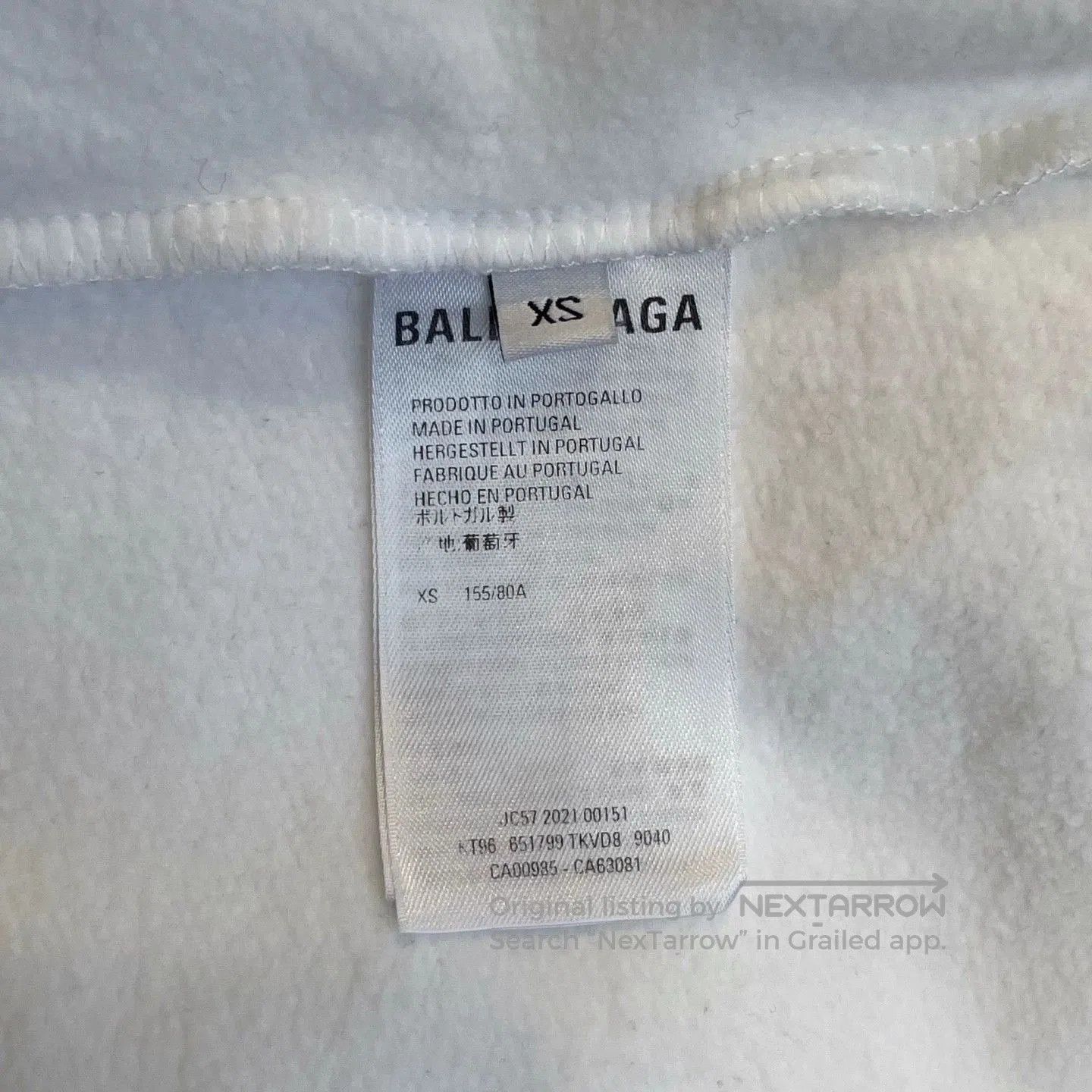 Balenciaga balenciaga x nasa white hoodie for xs. Size US XS / EU 42 / 0 - 6 Thumbnail