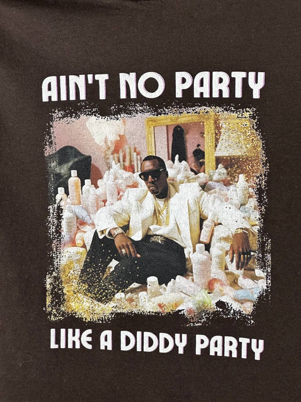 Rap Tees Humor Aint No Party Like A Diddy Party Puff Daddy T Shirt Size US S / EU 44-46 / 1 - 4 Thumbnail
