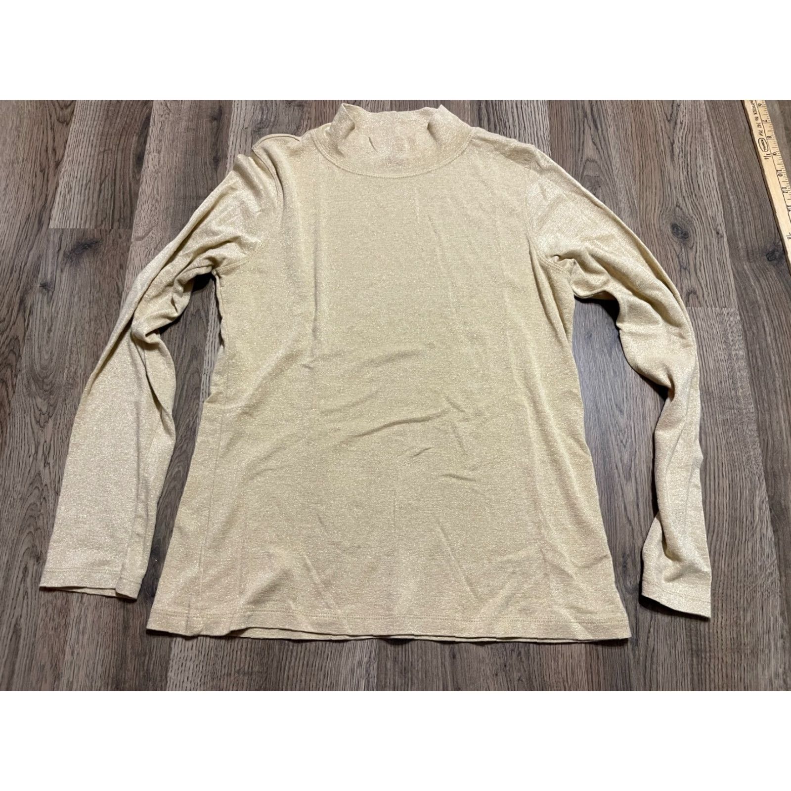 Vintage White Stag Shirt Women's Size Small Yellow Long Sleeve Mock Neck Shirt S Womens Yellow Long Sleeve Mock Neck Modern Casual 90s? Size S / US 4 / IT 40 - 2 Thumbnail