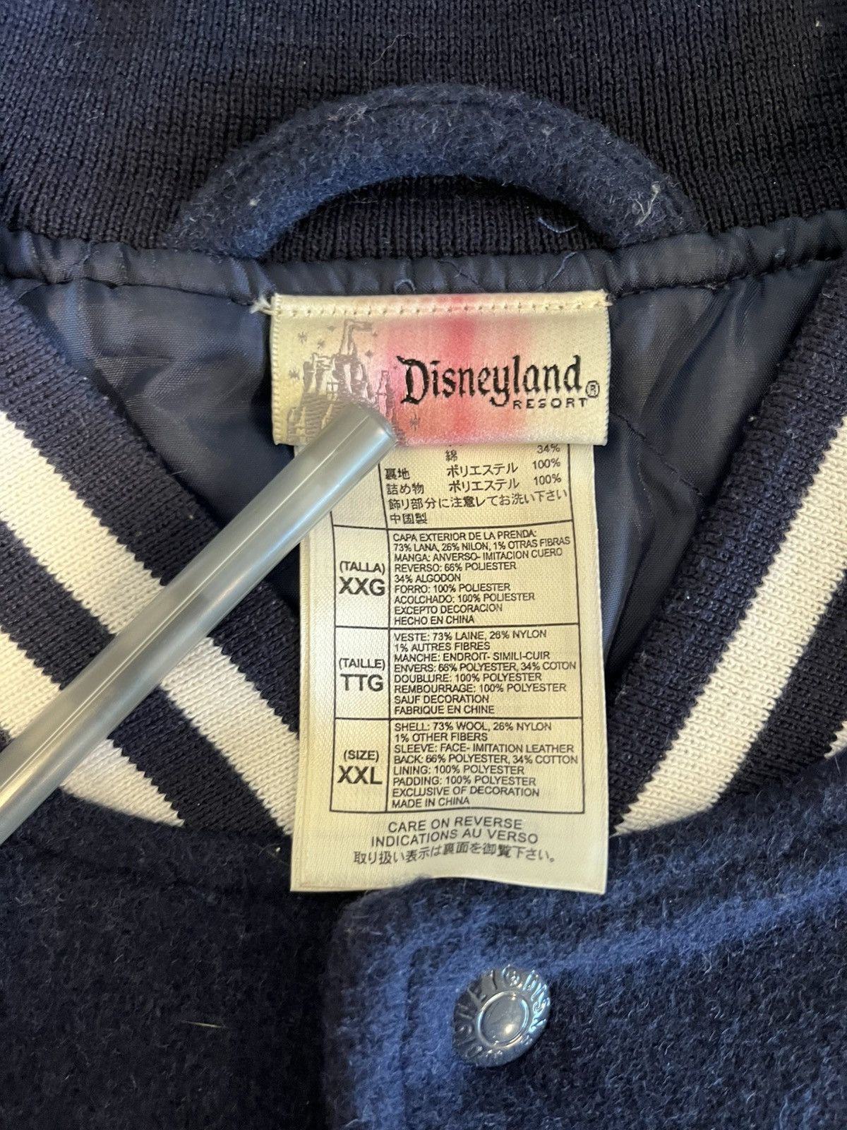 Disney × Vintage Disneyland jacket vintage Y2K varsity style embroidered Size US XXL / EU 58 / 5 - 3 Thumbnail