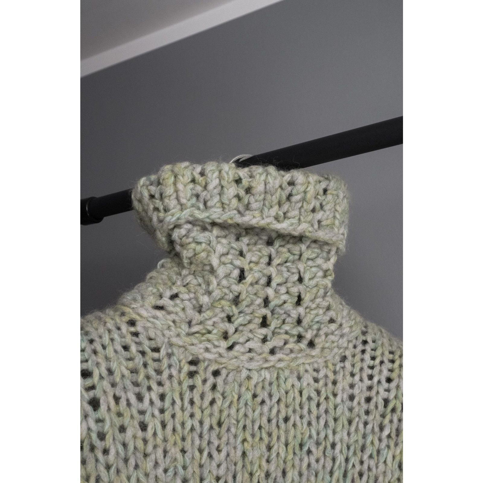 Missoni Vintage missoni melange green knit wool turtleneck sweater Size M / US 6-8 / IT 42-44 - 6 Thumbnail